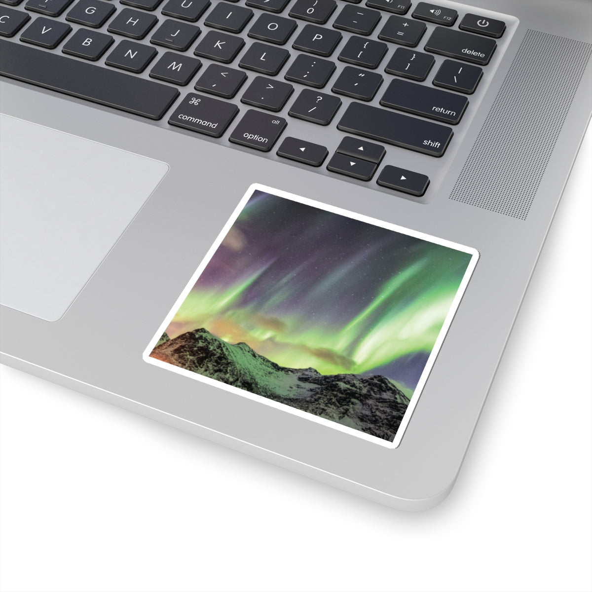 Aurora Borealis Kiss-Cut Stickers - Northern Lights Aesthetic for Nature Lovers