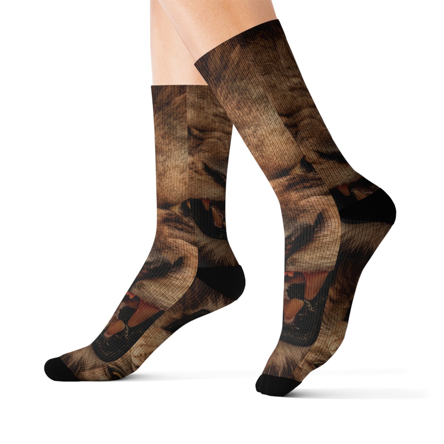 Lion Sublimation Socks