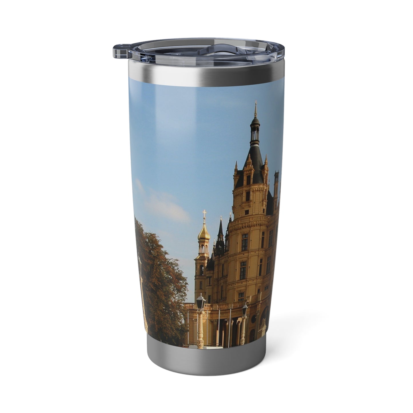 Vagabond Travel 20oz Tumbler - Castle Design Stylish and Durable Drinkware for Adventurers