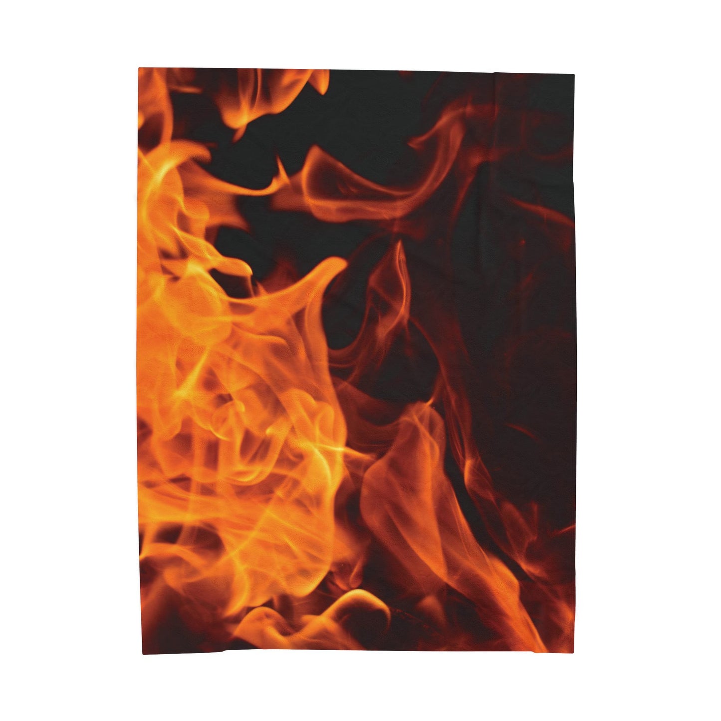 Fire Velveteen Plush Blanket