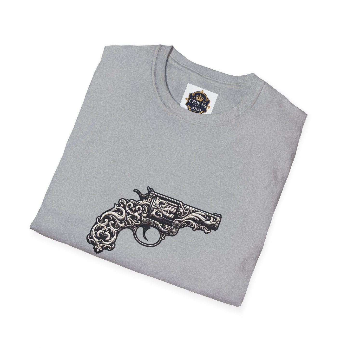 Vintage-Inspired Gun Graphic Unisex T-Shirt