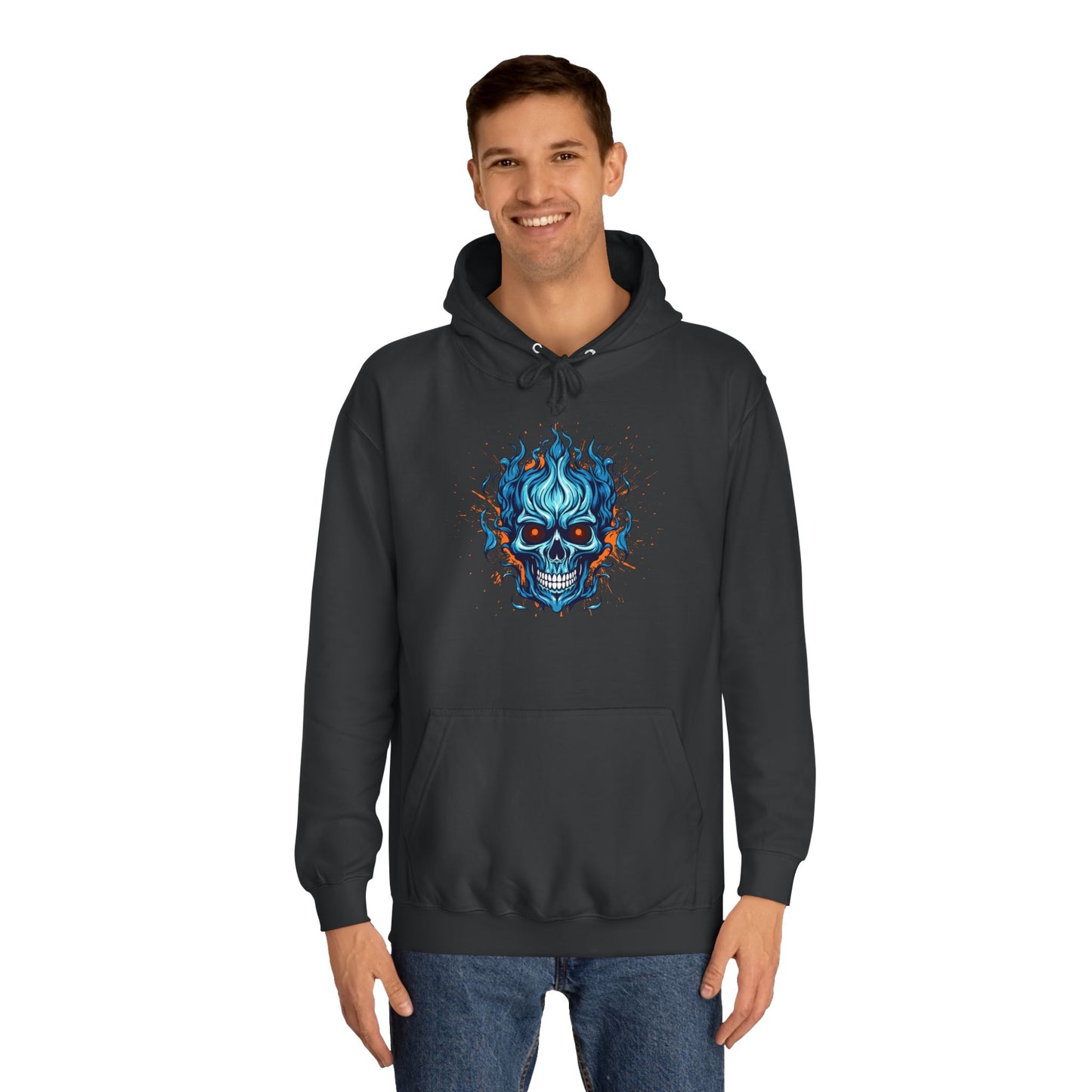 Bold Skull Graphic Hoodie