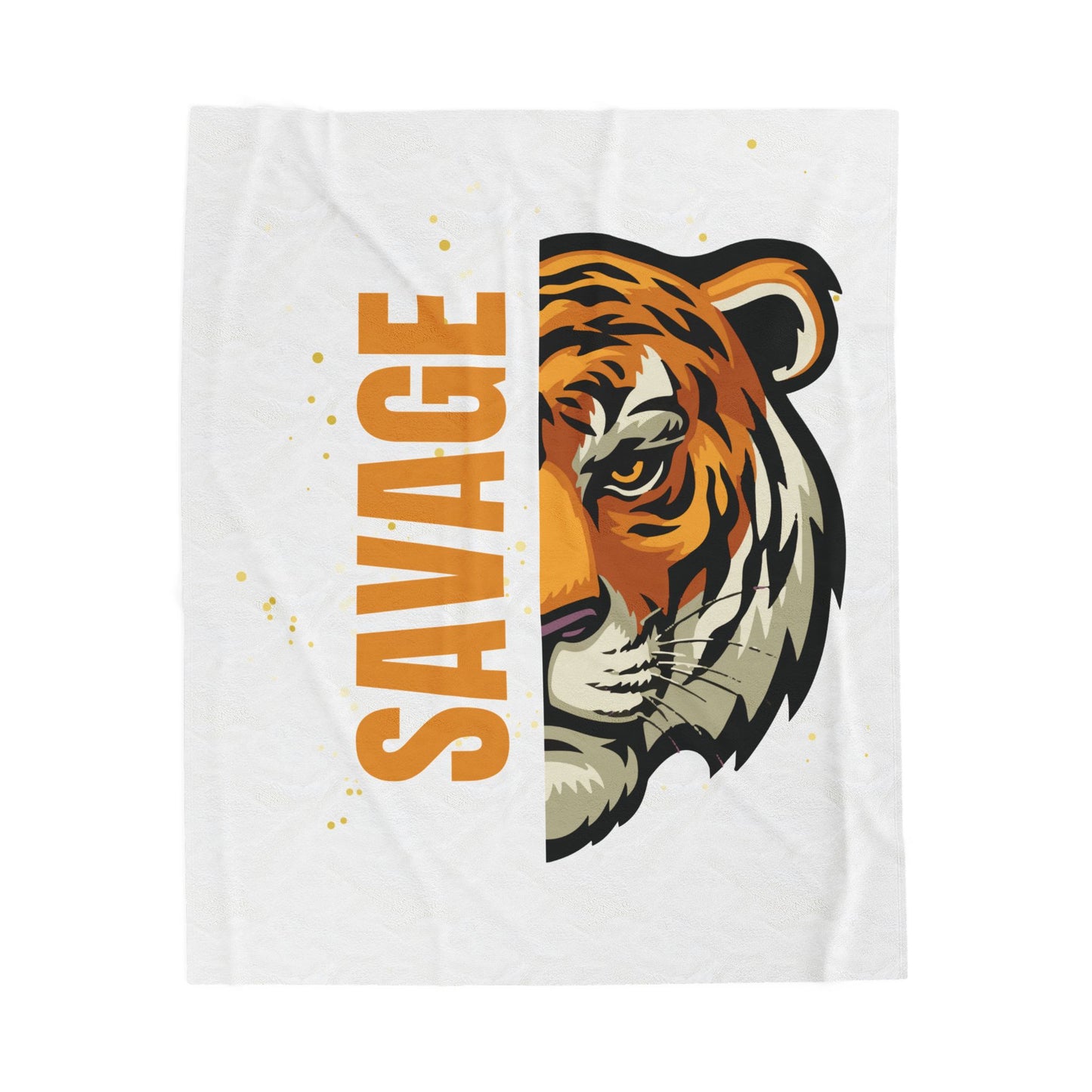 Savage Tiger Plush Blanket