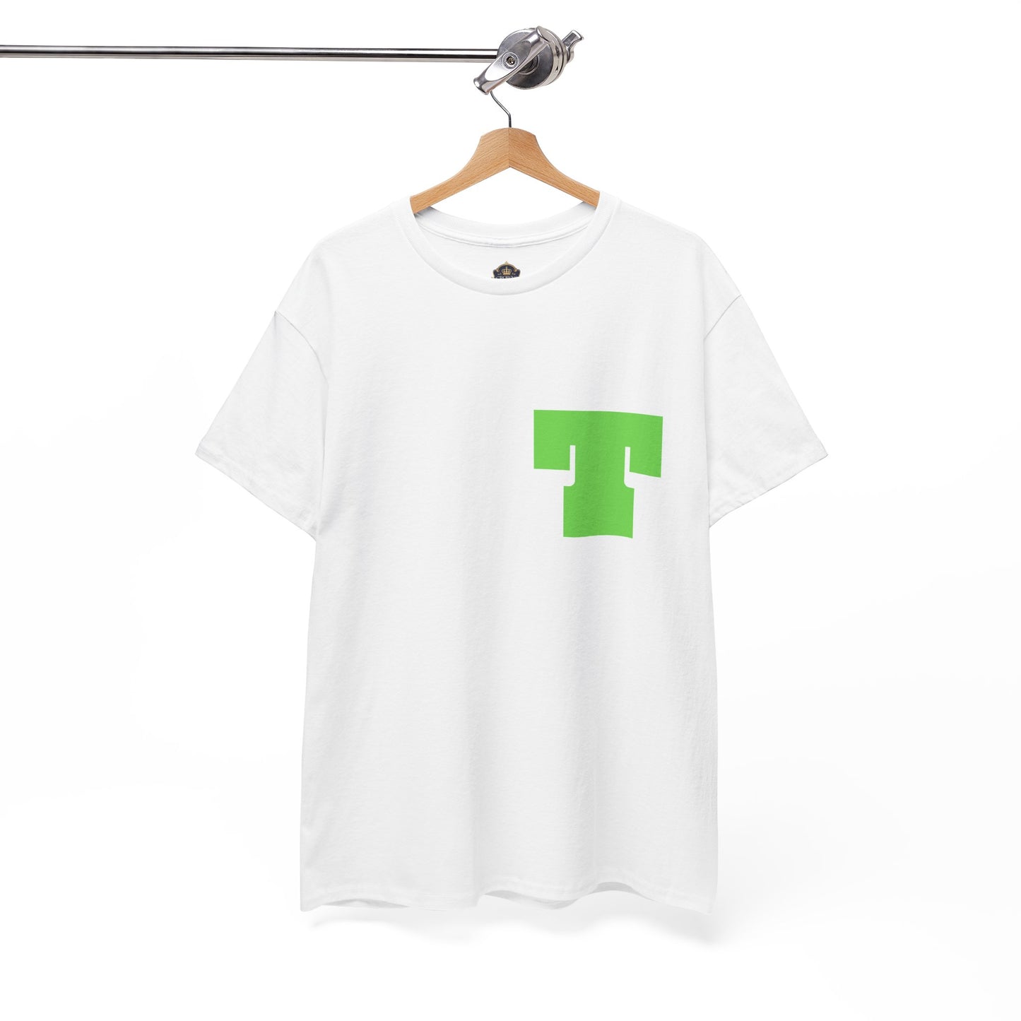 Unisex Heavy Cotton Tee with Bold Letter T | Casual Streetwear, Gift for Him/Her, Everyday Style, Birthday Apparel, Comfortable Tee