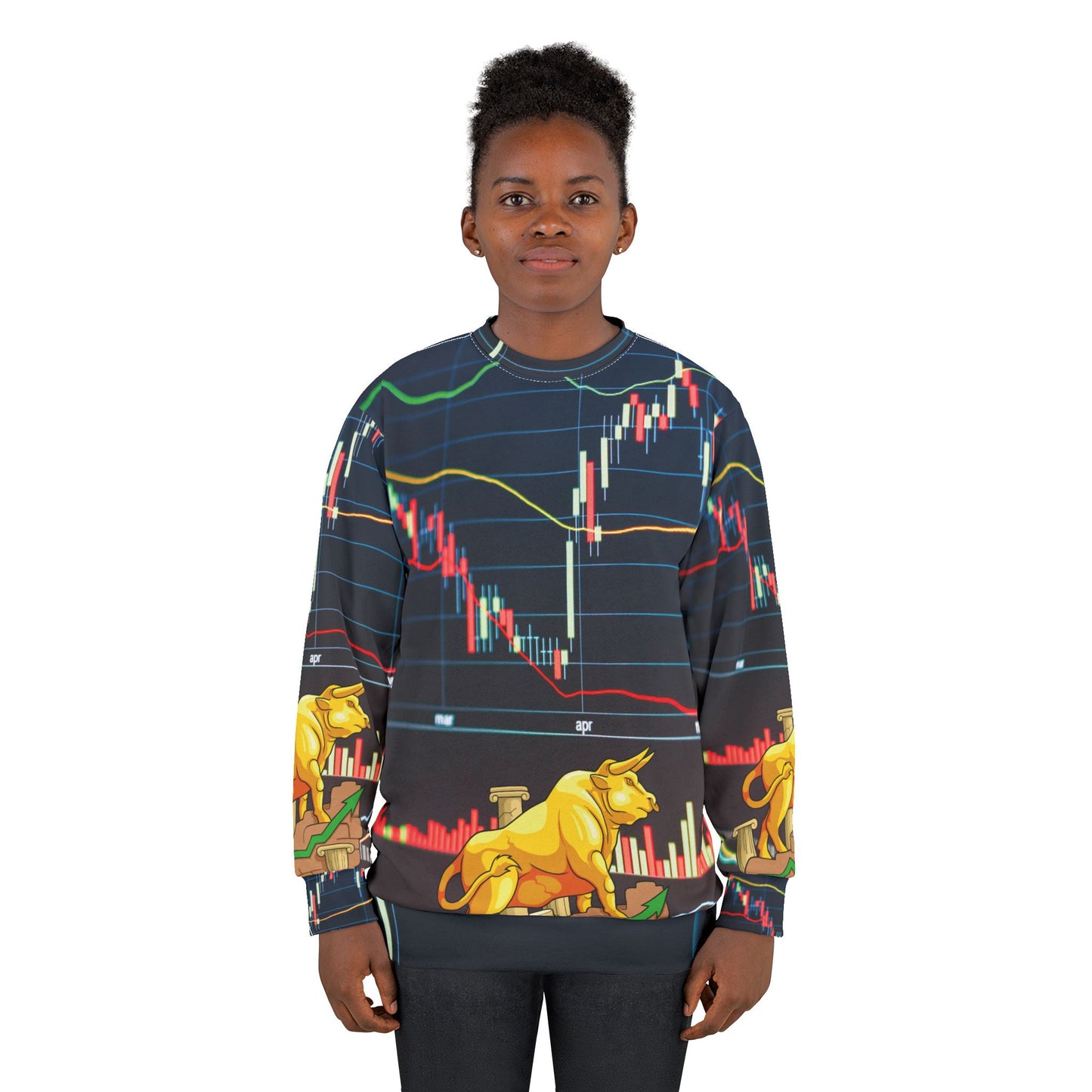 Stock Market Sweatshirt (AOP)