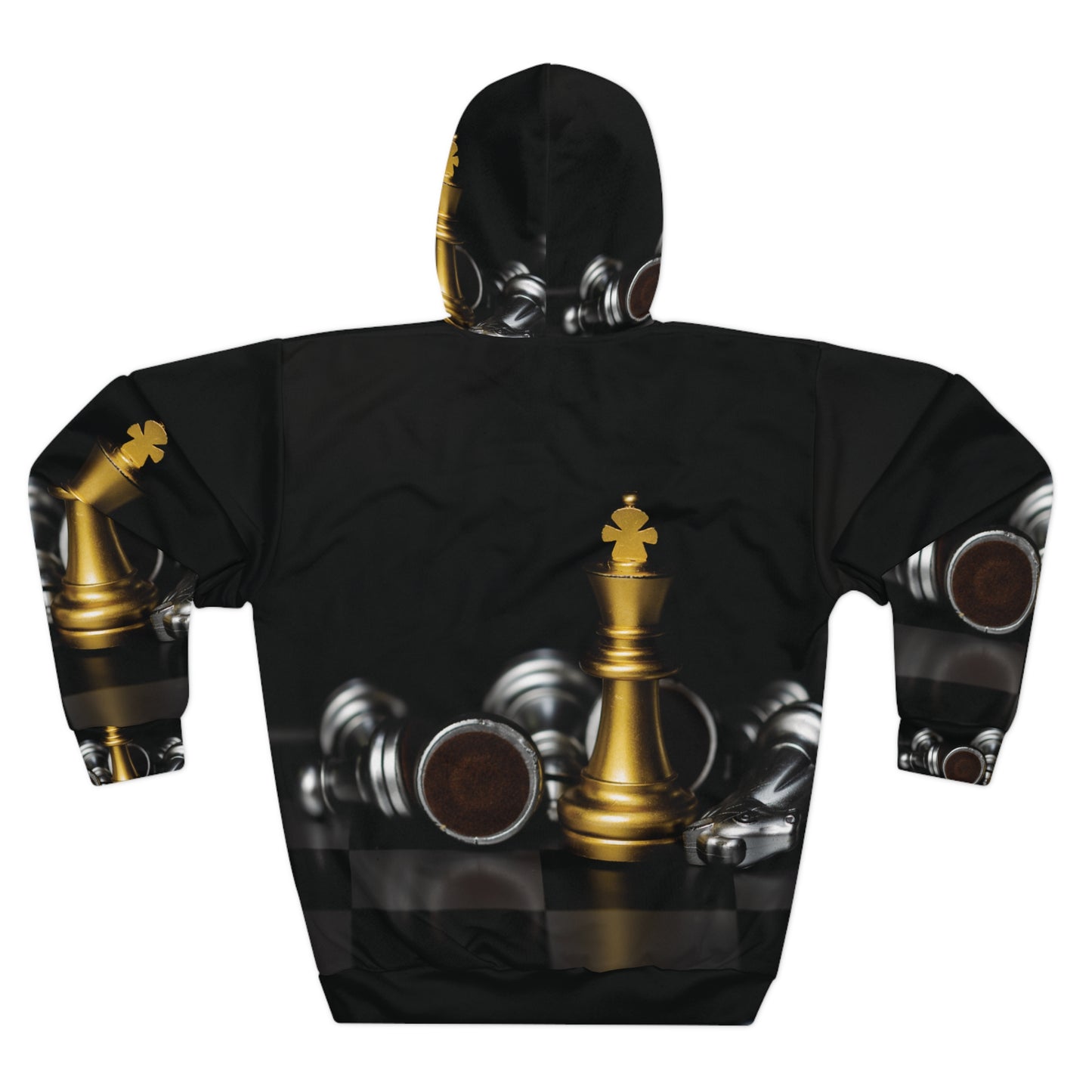 Chess-Inspired Unisex Pullover Hoodie, Comfortable Hoodie for Chess Lovers, Gift for Gamers, Chess Club Apparel, Casual Style Hoodie