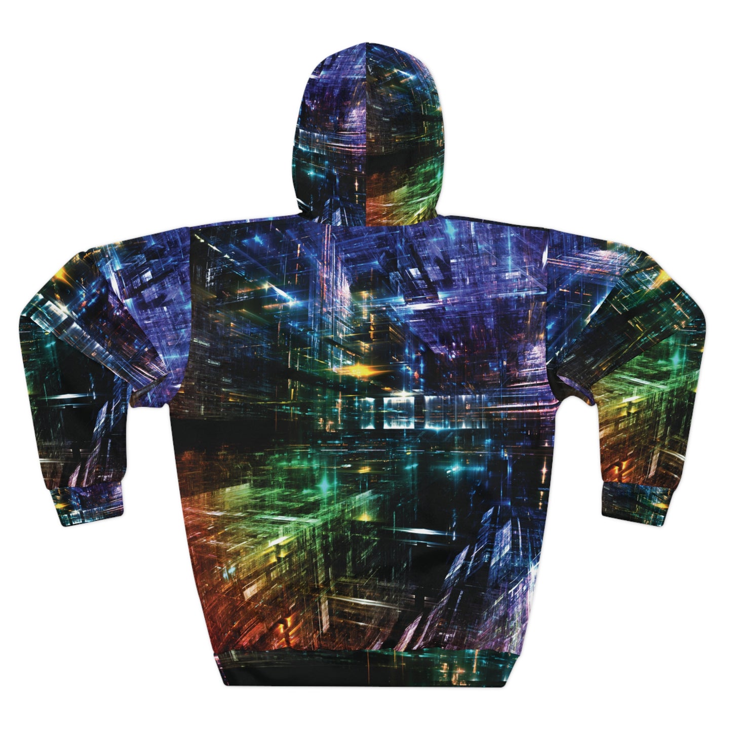 3D Lights Pullover Hoodie