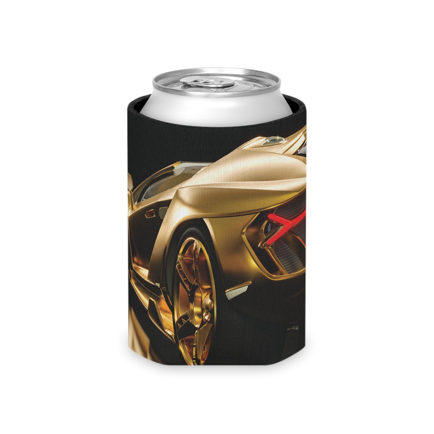 Gold Car Can Cooler