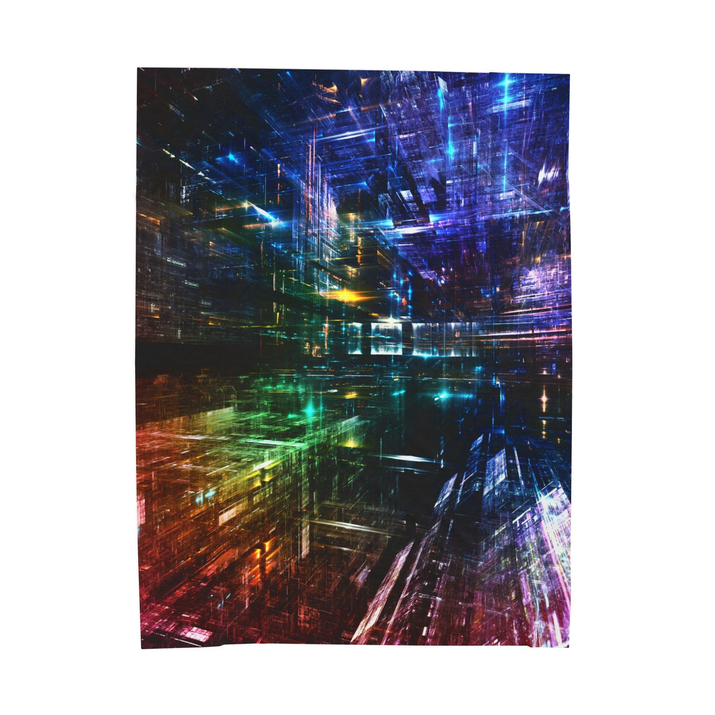 3D Lights Blanket, Polyester Warm and Cozy
