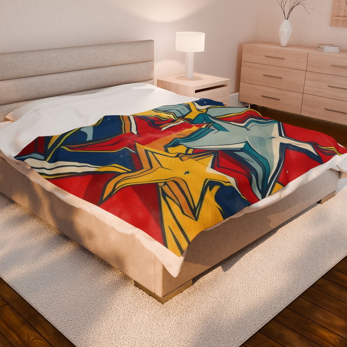 Stars Art Plush Blanket