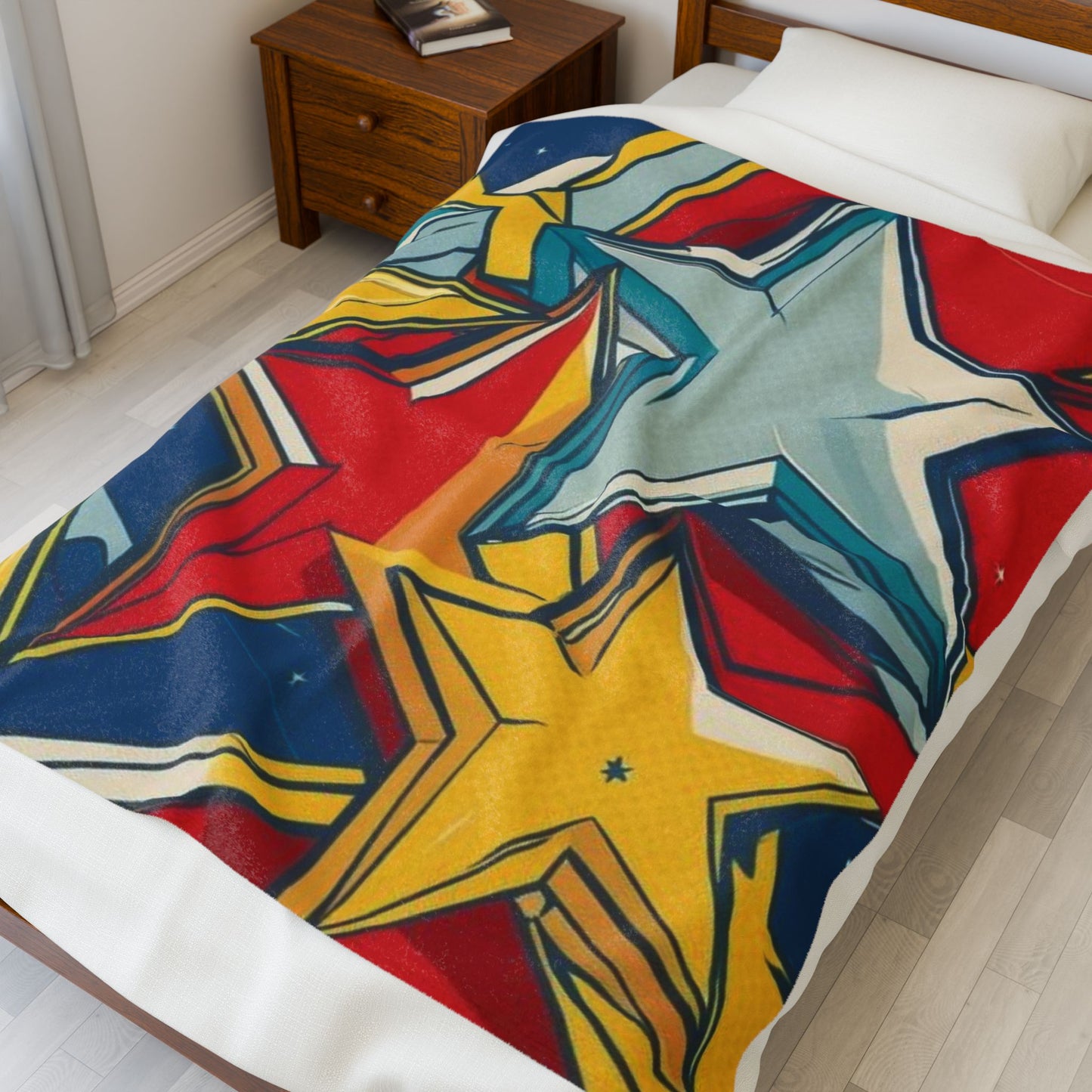 Stars Art Plush Blanket