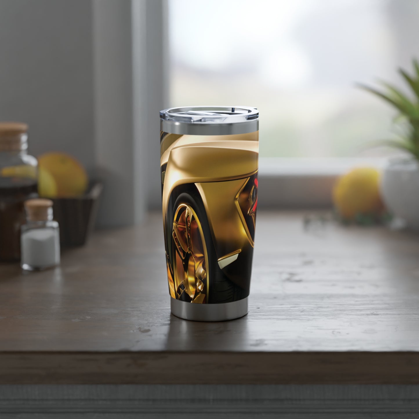 Vagabond Gold Car Luxe 20oz Tumbler - Stylish Travel Mug for Auto Enthusiasts