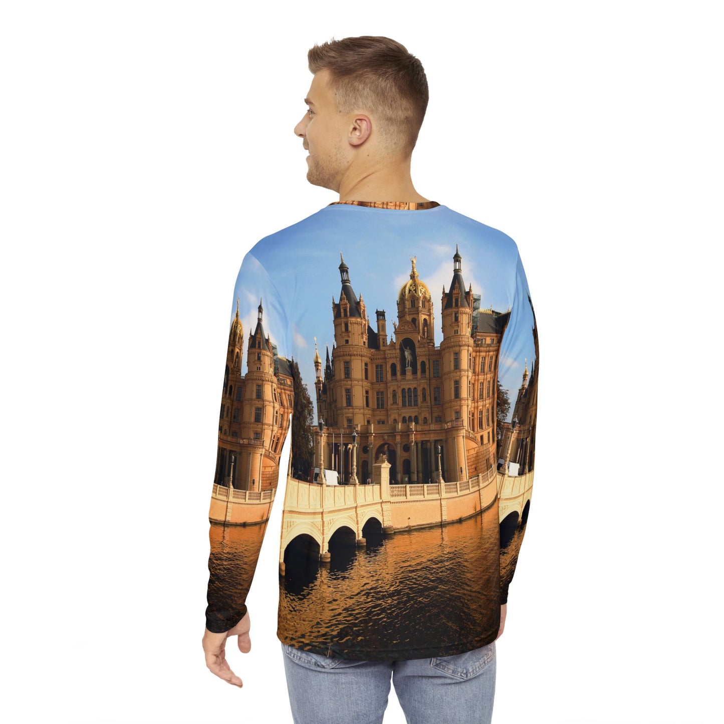 Castle Men's Long Sleeve Shirt (AOP)
