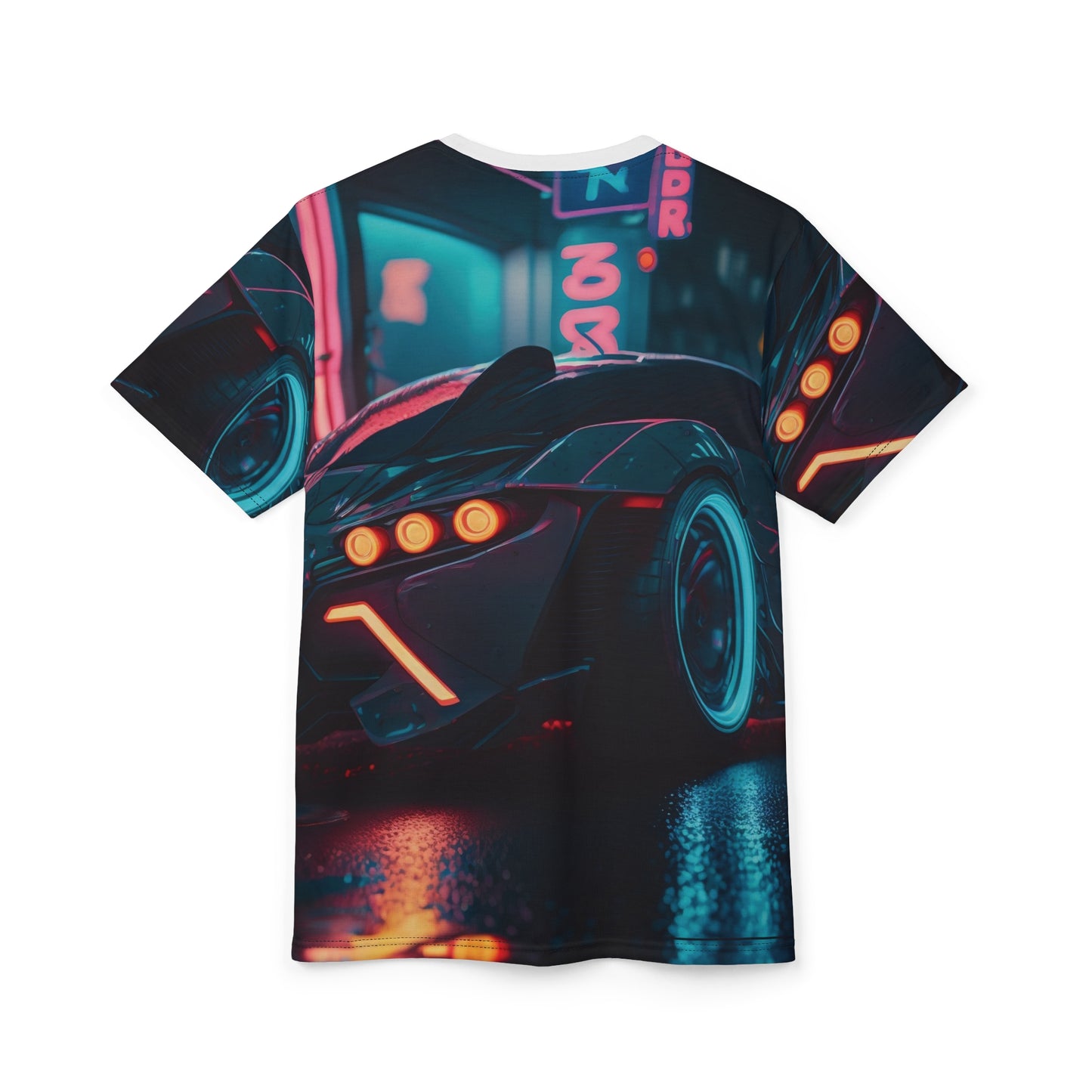 Neon Car Unisex Tee (AOP)