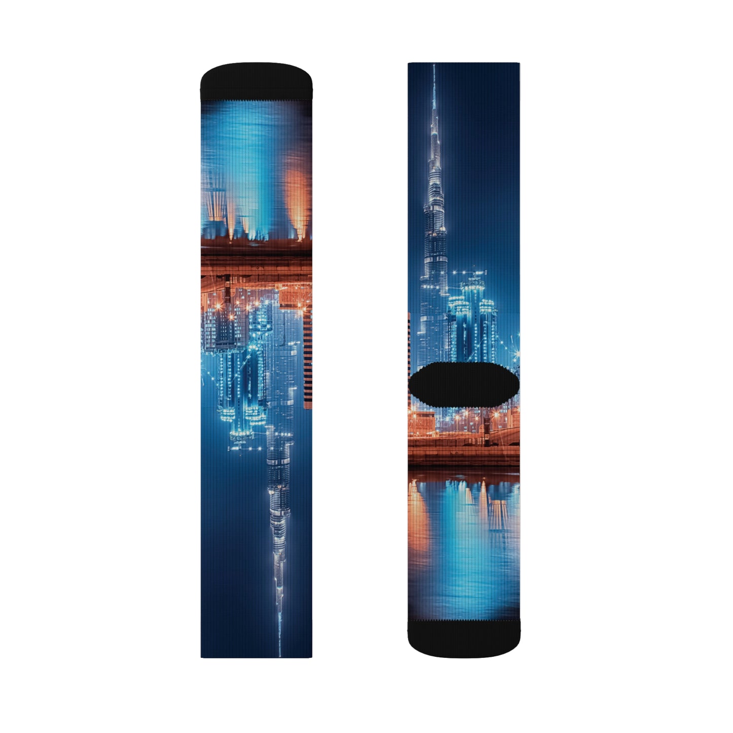 Dubai City Sublimation Socks