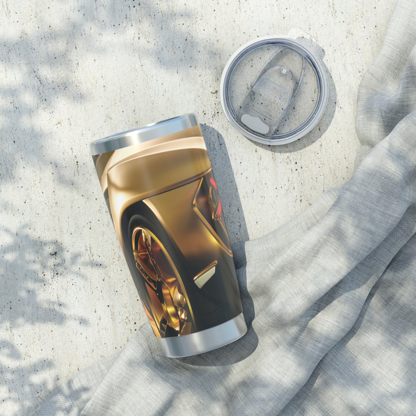 Vagabond Gold Car Luxe 20oz Tumbler - Stylish Travel Mug for Auto Enthusiasts
