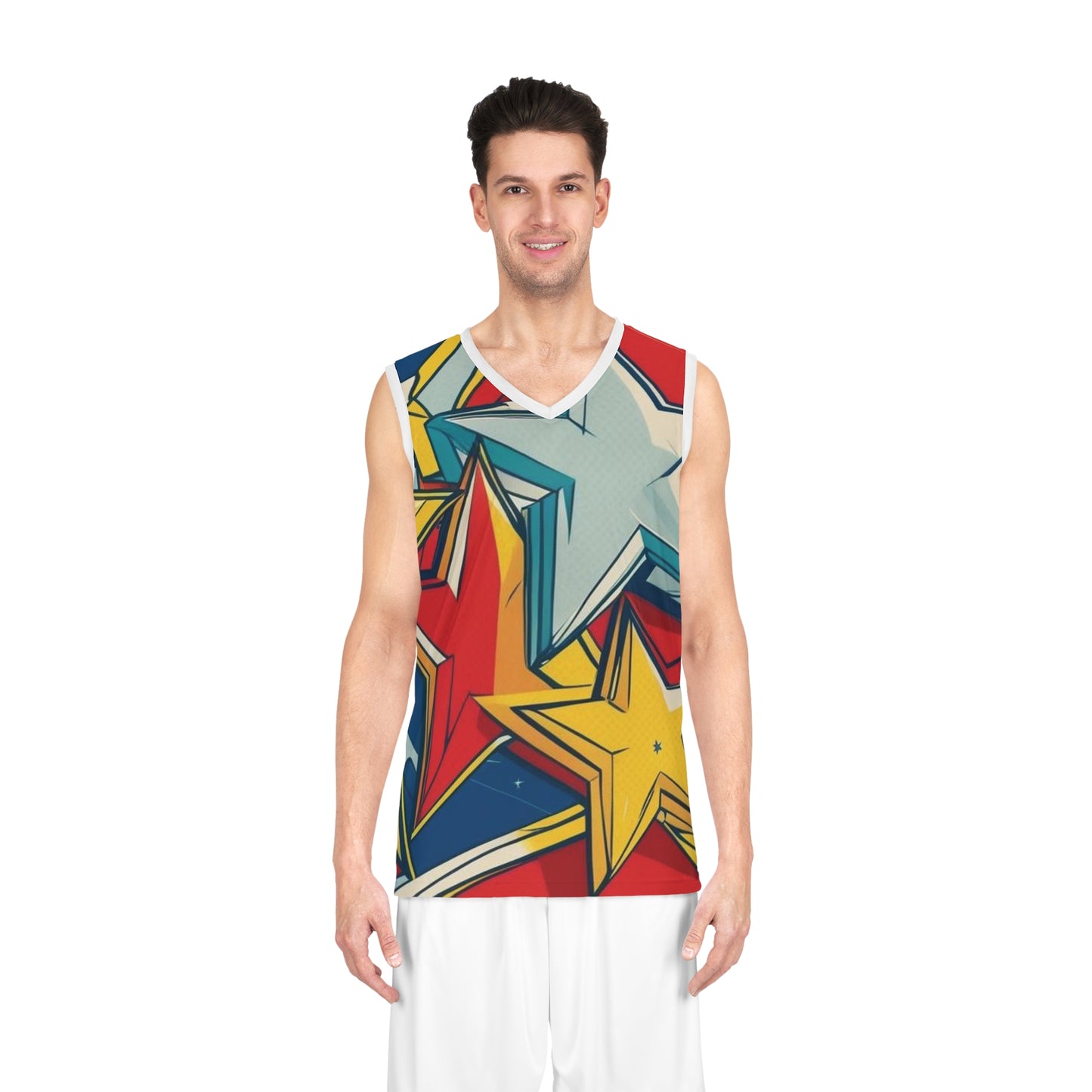 Stars Art Basketball Jersey All Over Print