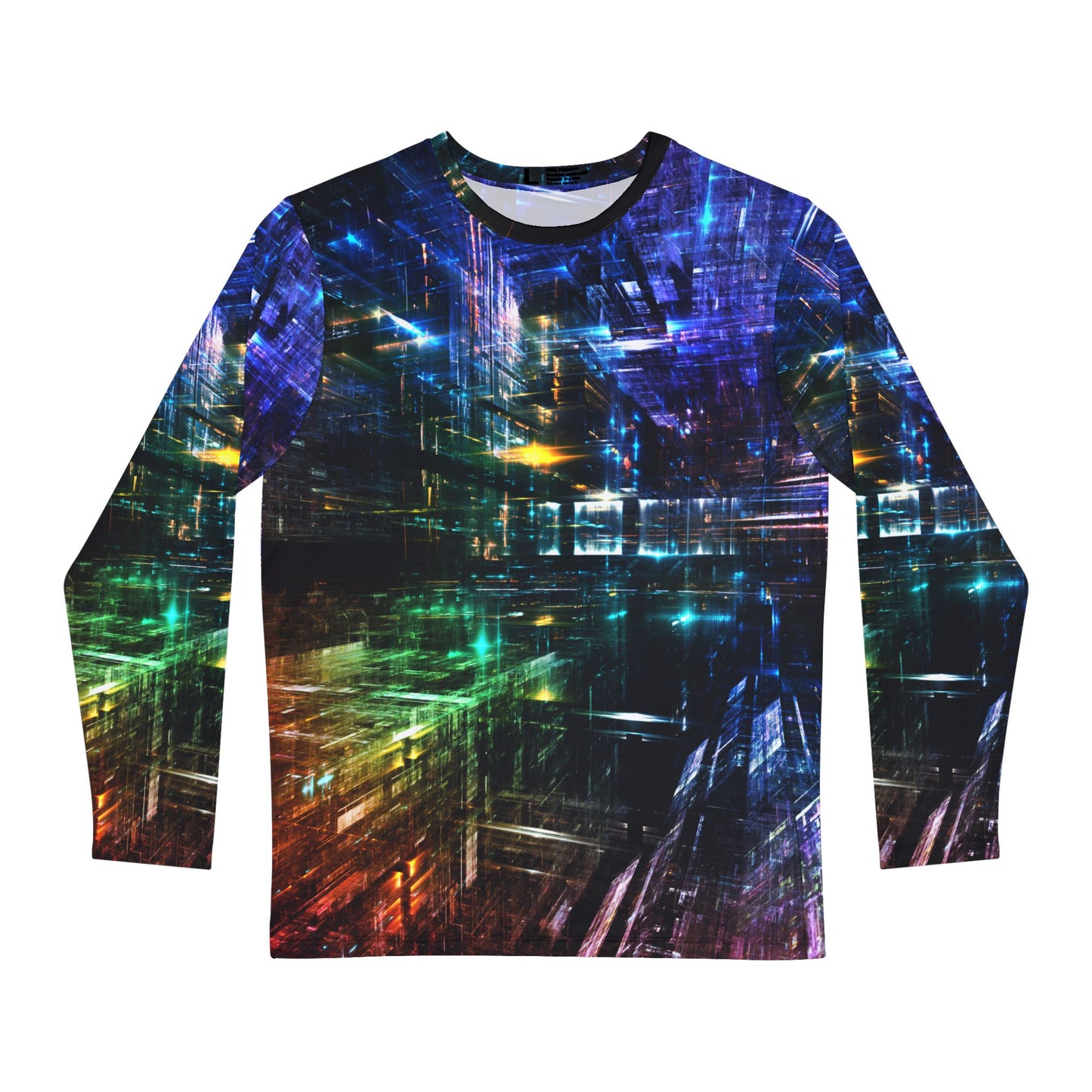 3D Lights Men's Long Sleeve Shirt
