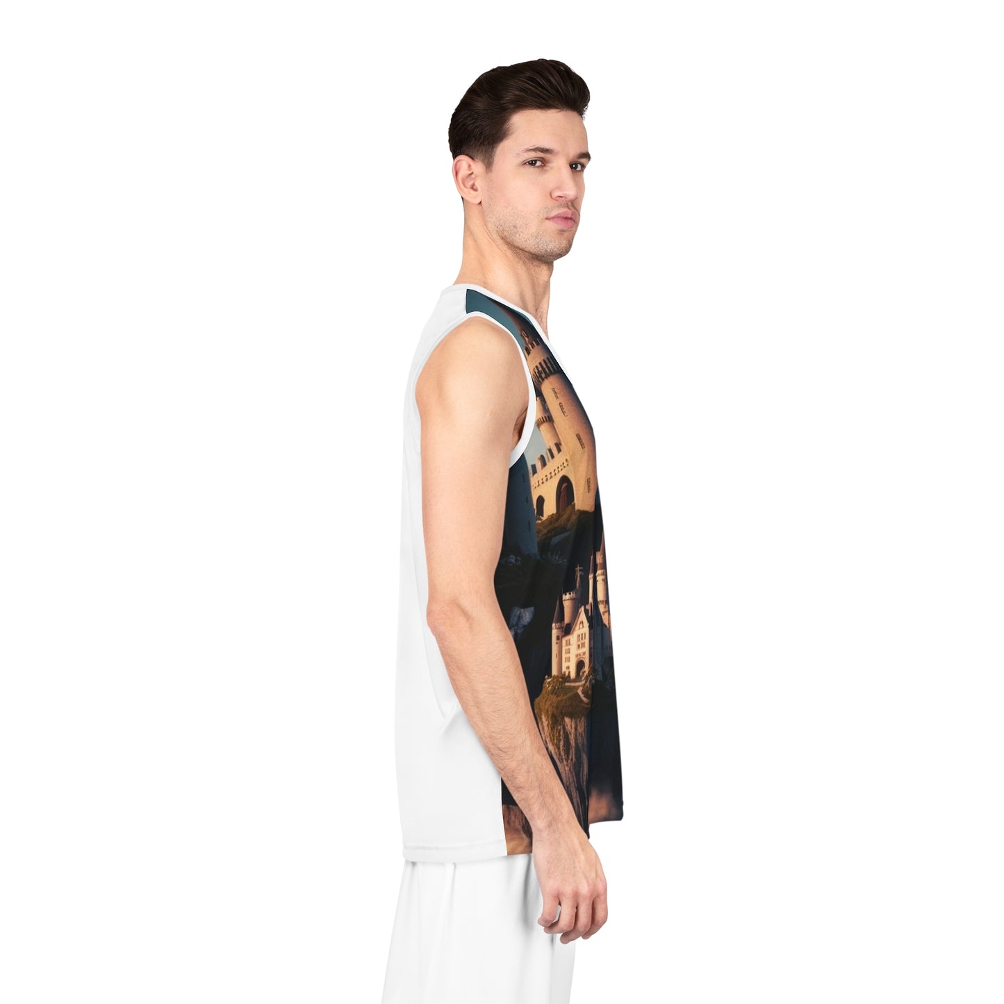 Castle In The Sky Basketball Jersey