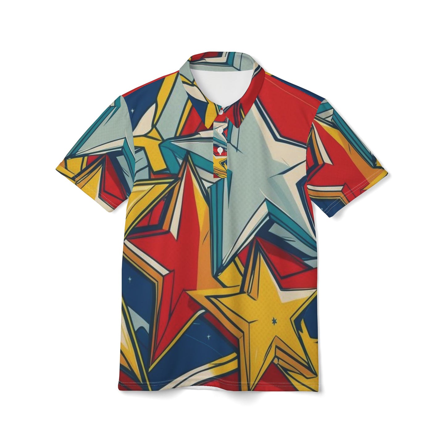 Stars Art Polo Shirt All Over Print