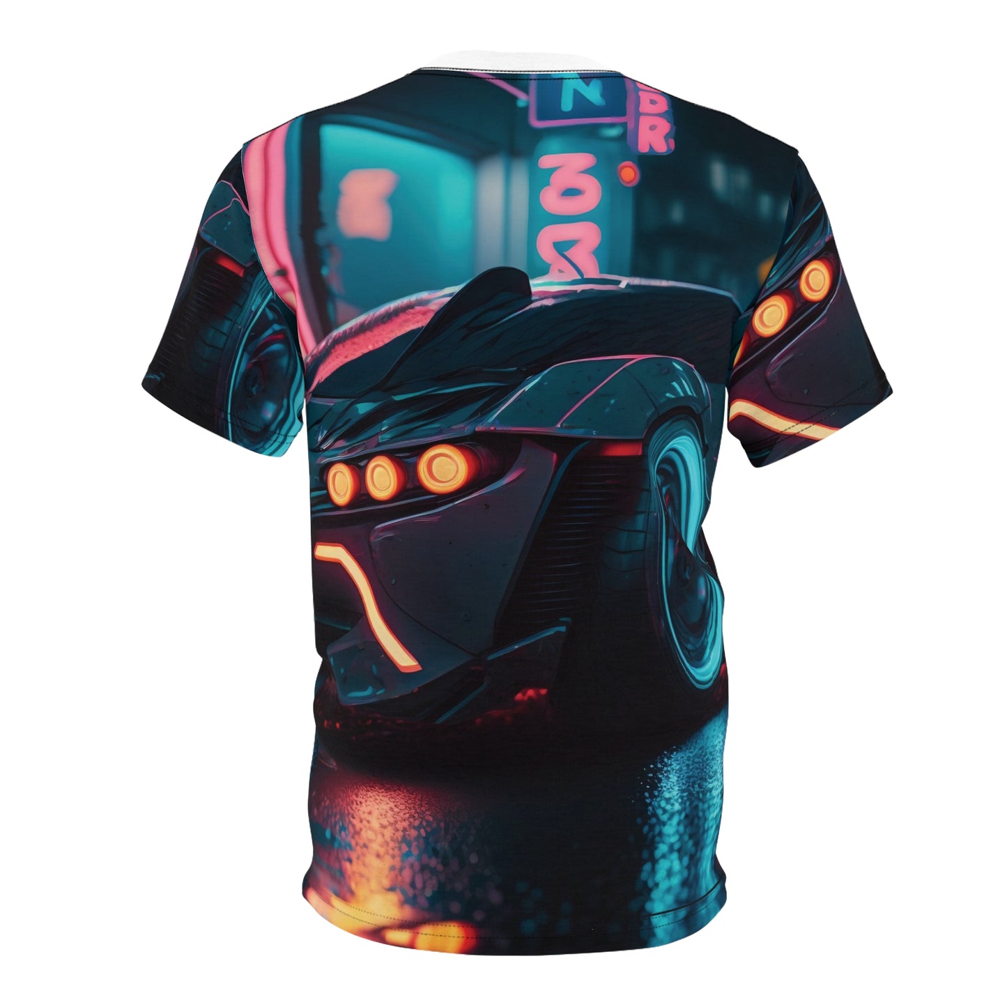 Neon Car Unisex Tee (AOP)
