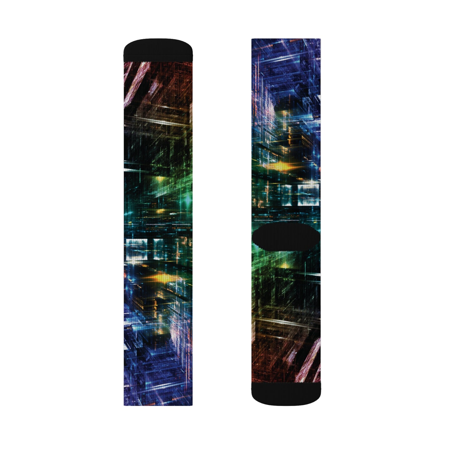 3D Lights Sublimation Socks
