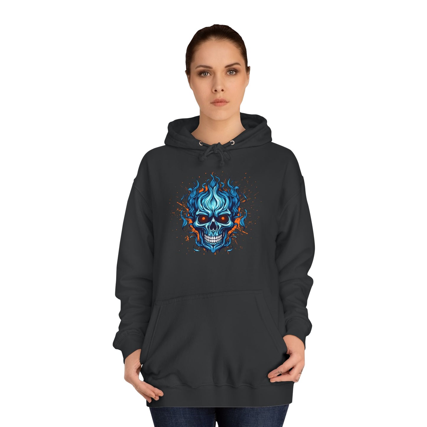 Bold Skull Graphic Hoodie