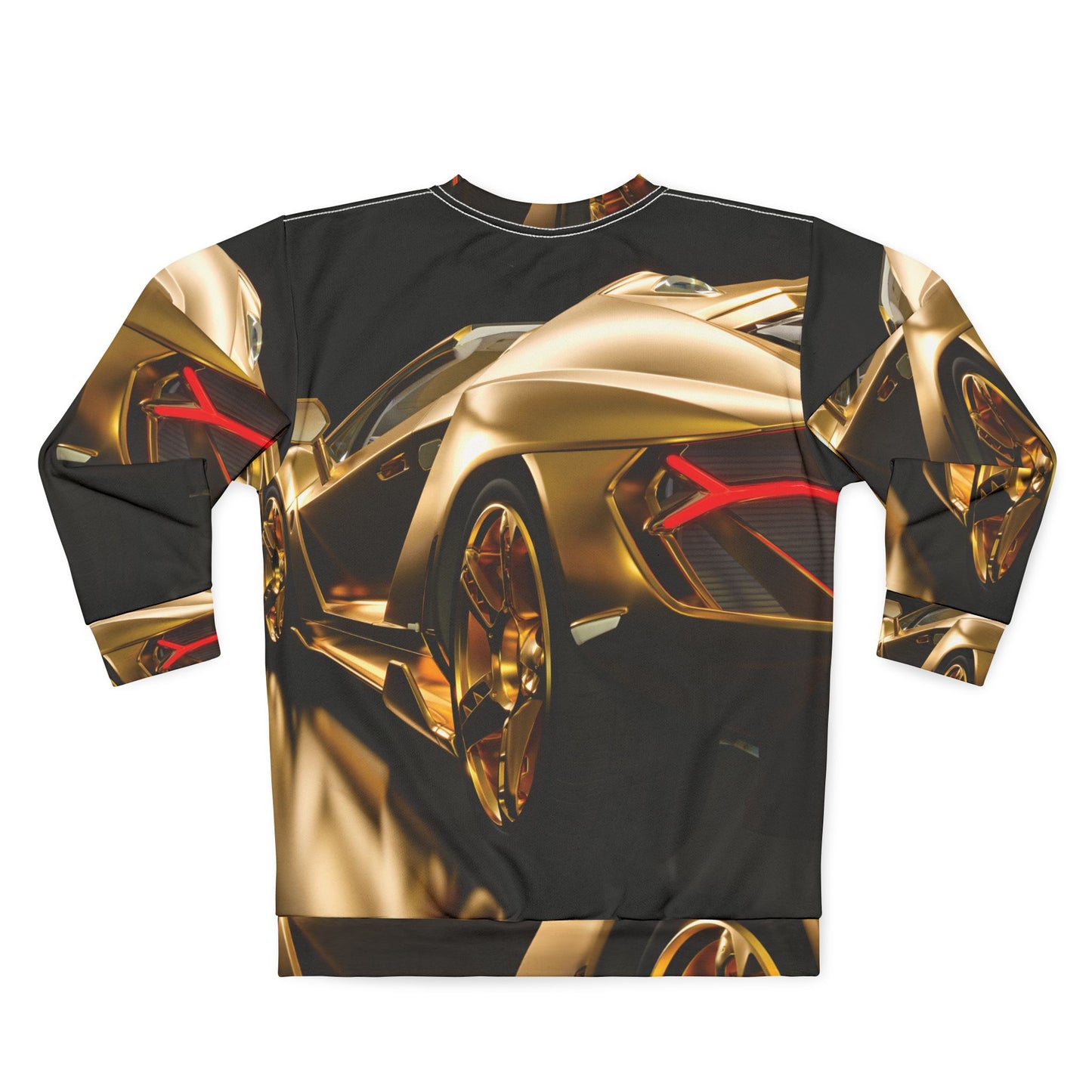 Gold Car Unisex Sweatshirt (AOP)