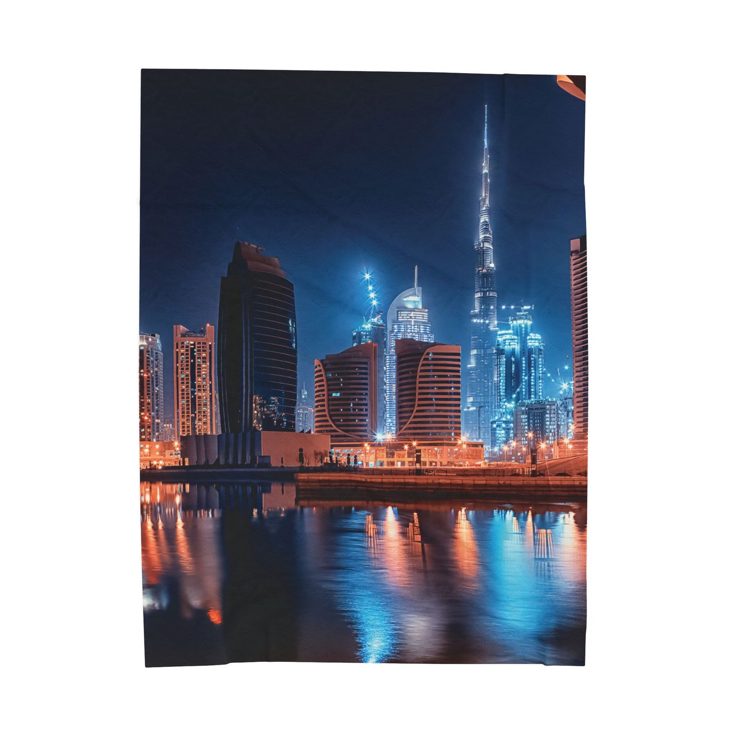Dubai City Plush Blanket