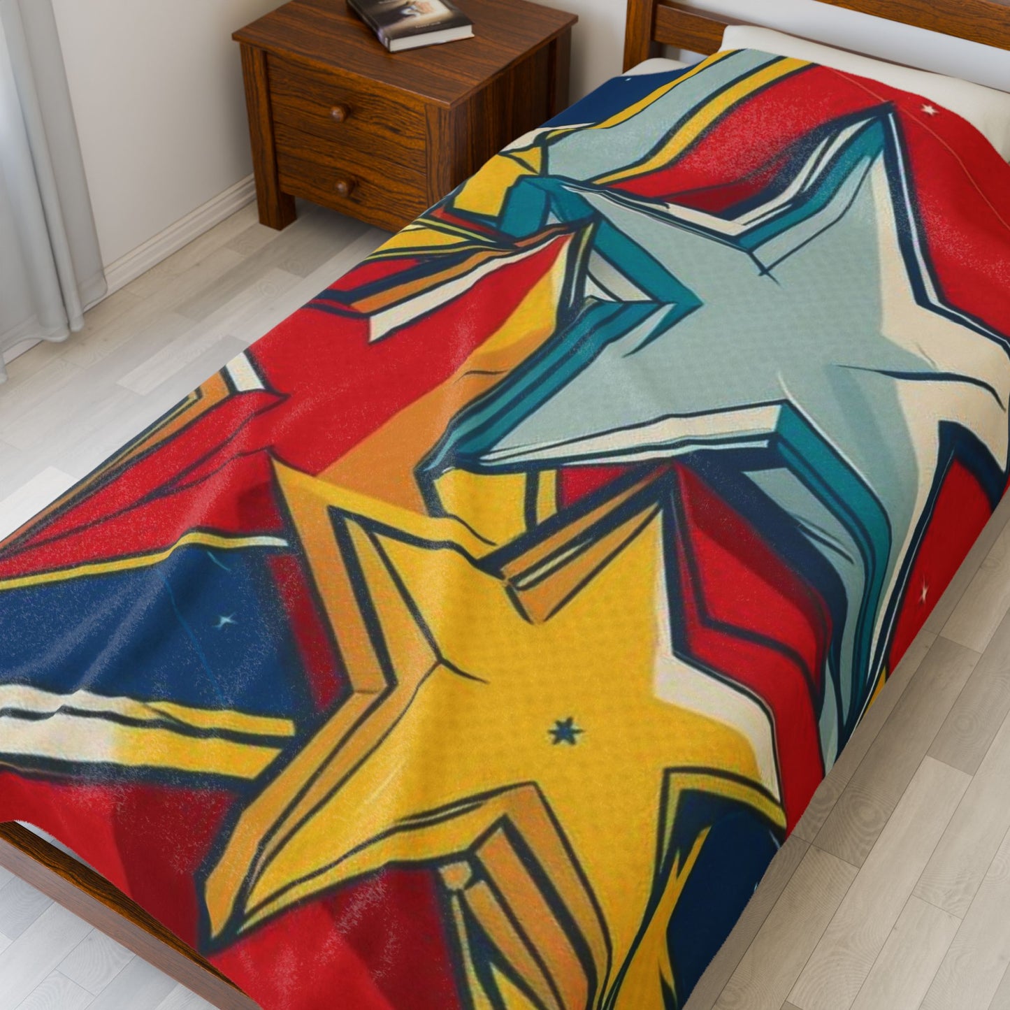 Stars Art Plush Blanket