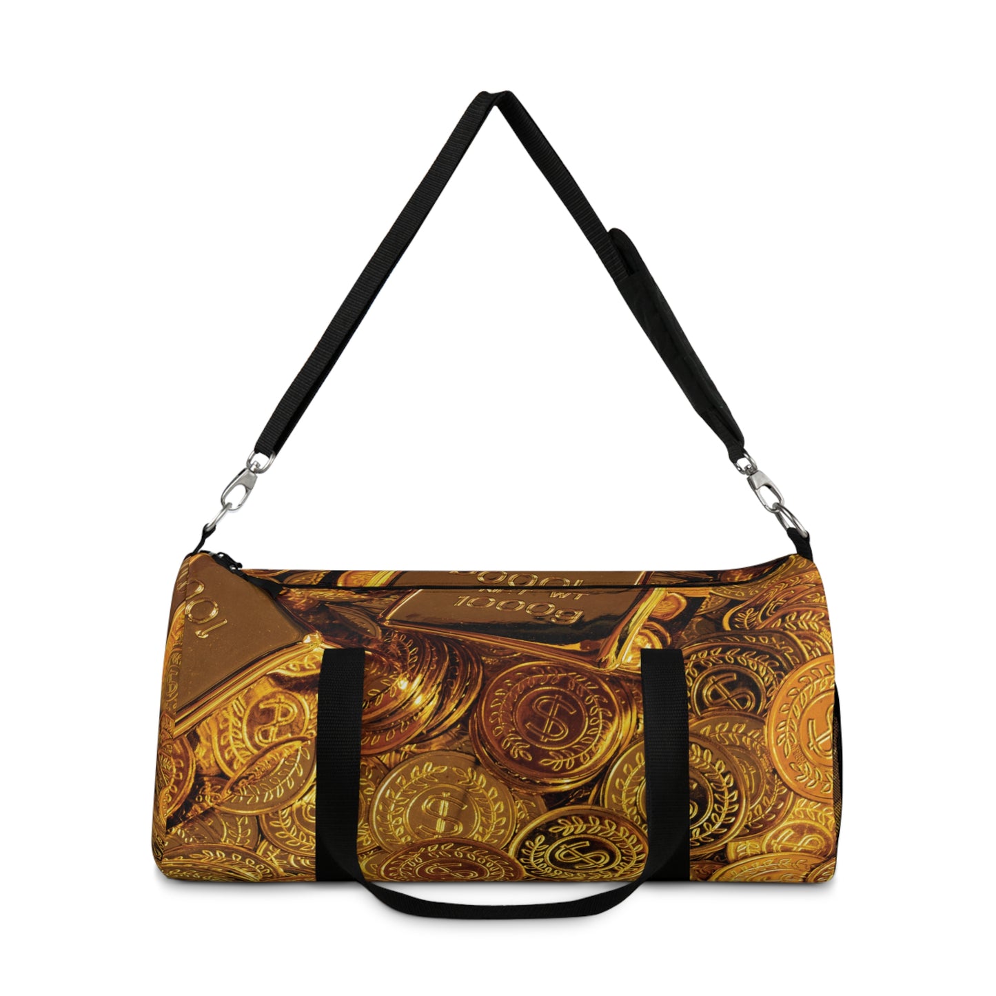 Gold Duffel Bag