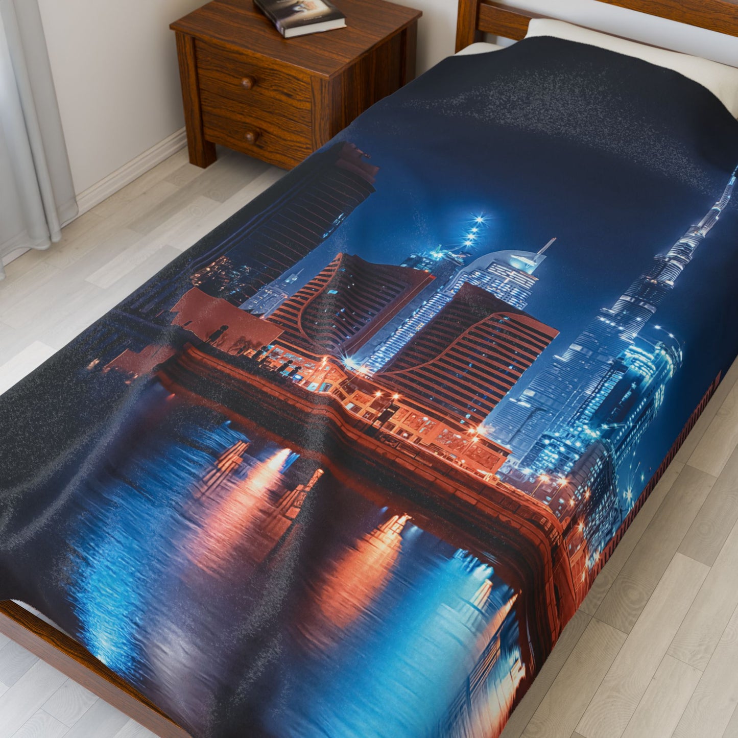 Dubai City Plush Blanket