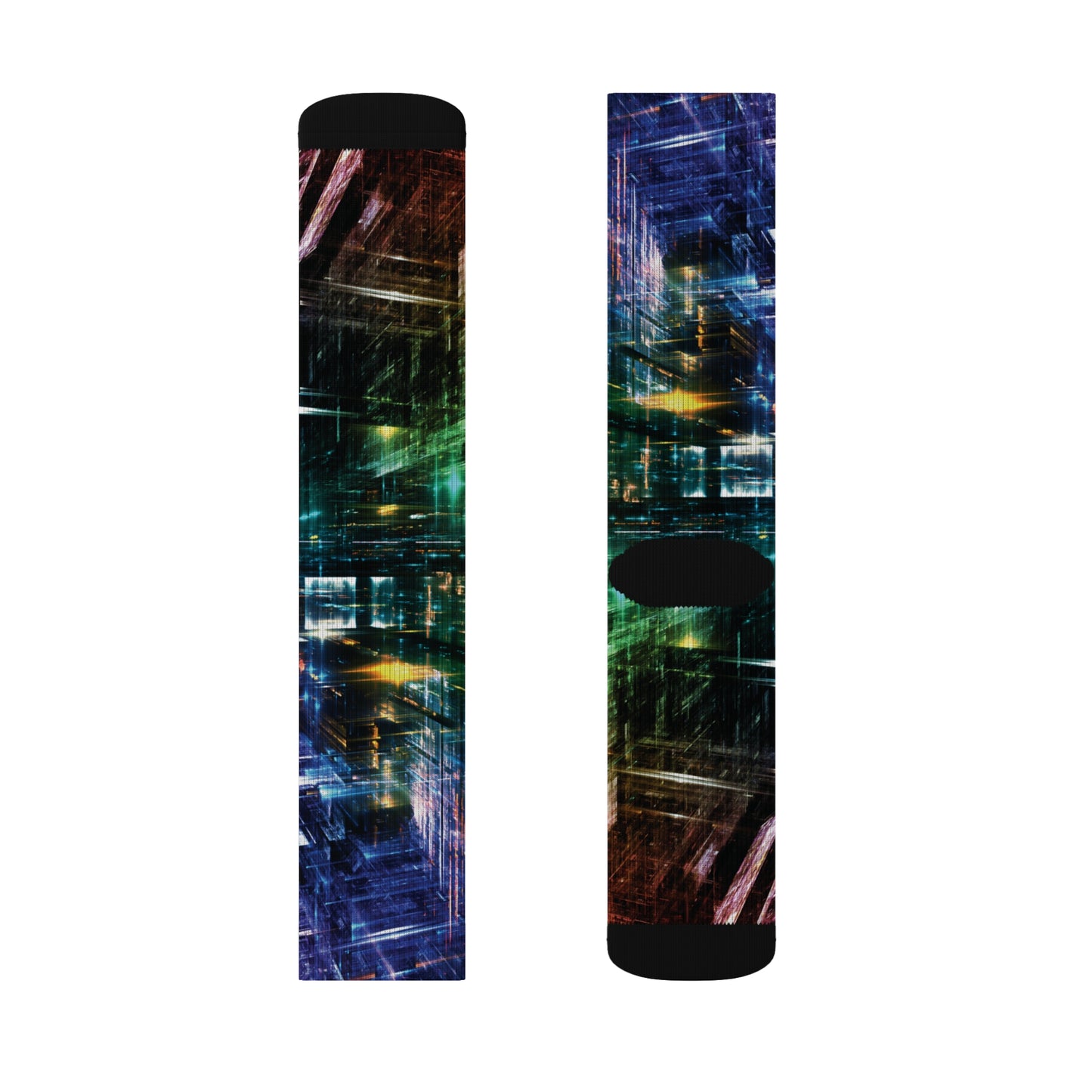 3D Lights Sublimation Socks