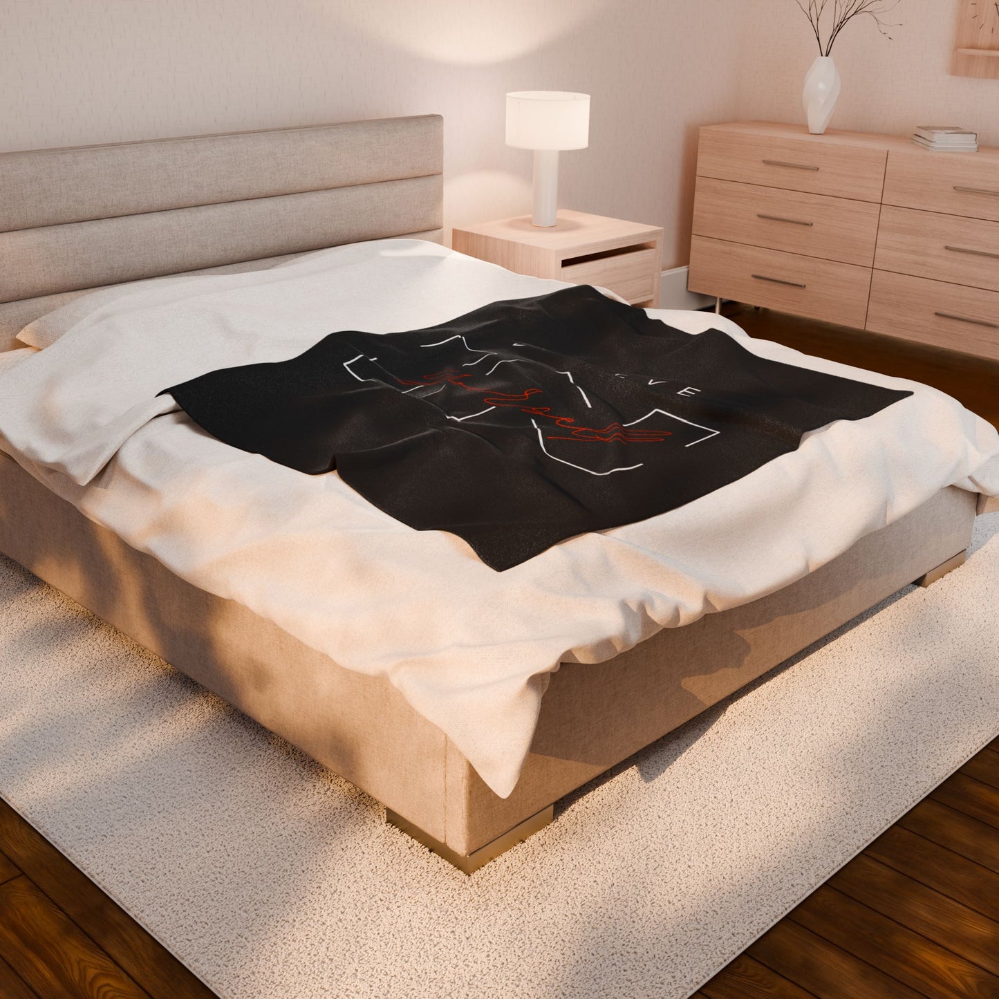 Believe Inspirational Velveteen Plush Blanket