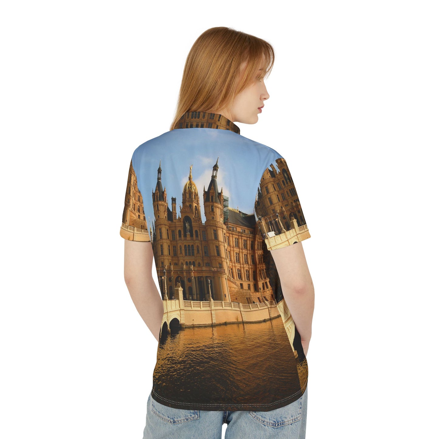 Castle Unisex Polo Shirt (AOP)