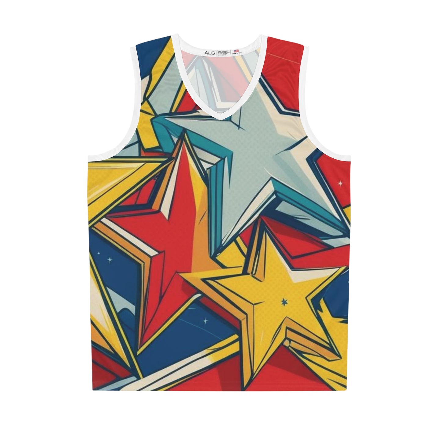 Stars Art Basketball Jersey All Over Print