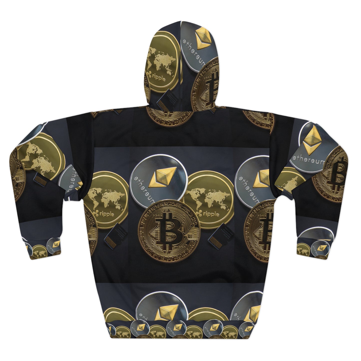 Cryptocurrency Unisex Pullover Hoodie