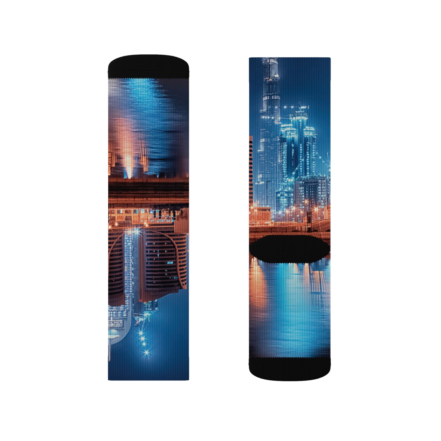 Dubai City Sublimation Socks