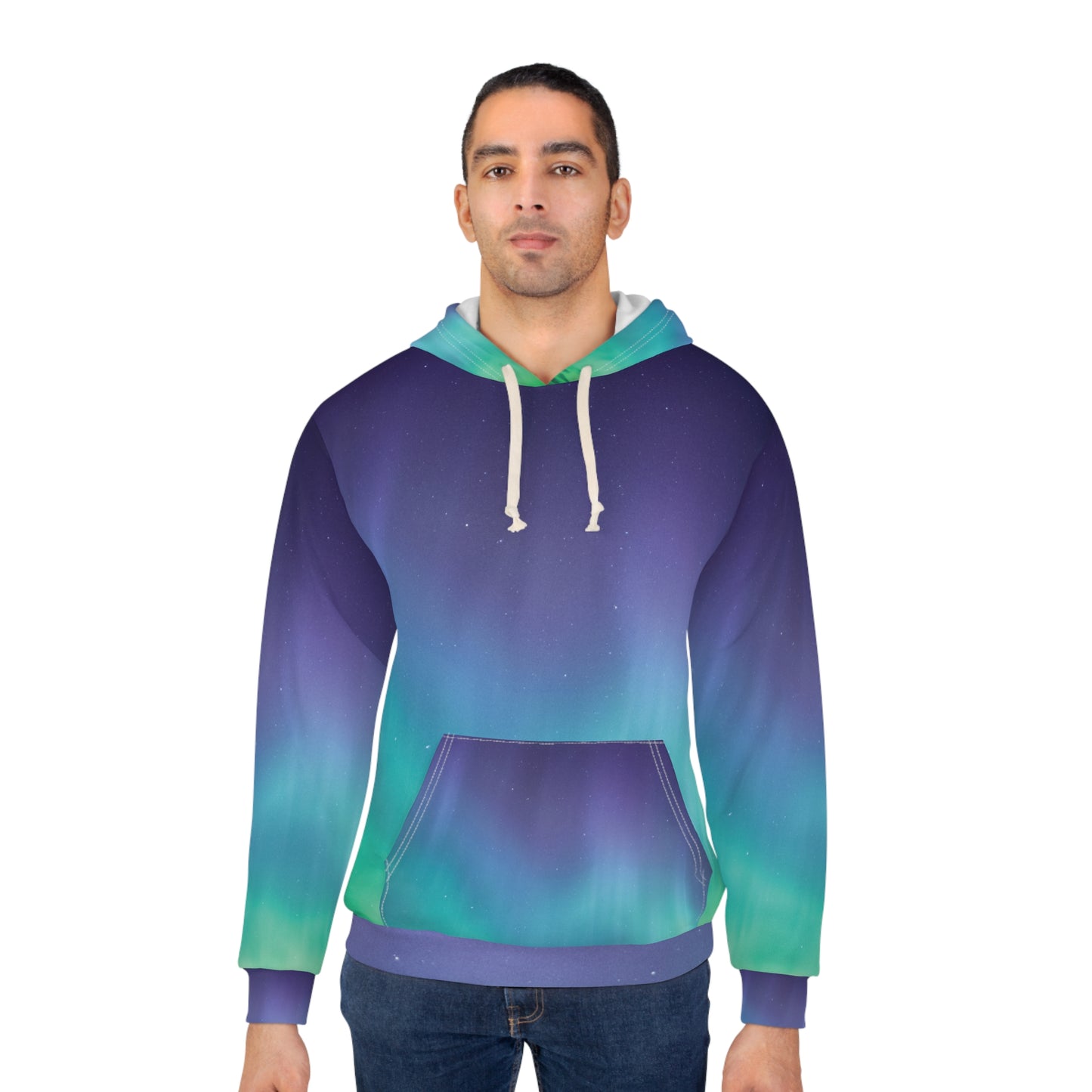 The Northern Lights Unisex Pullover Hoodie (AOP)