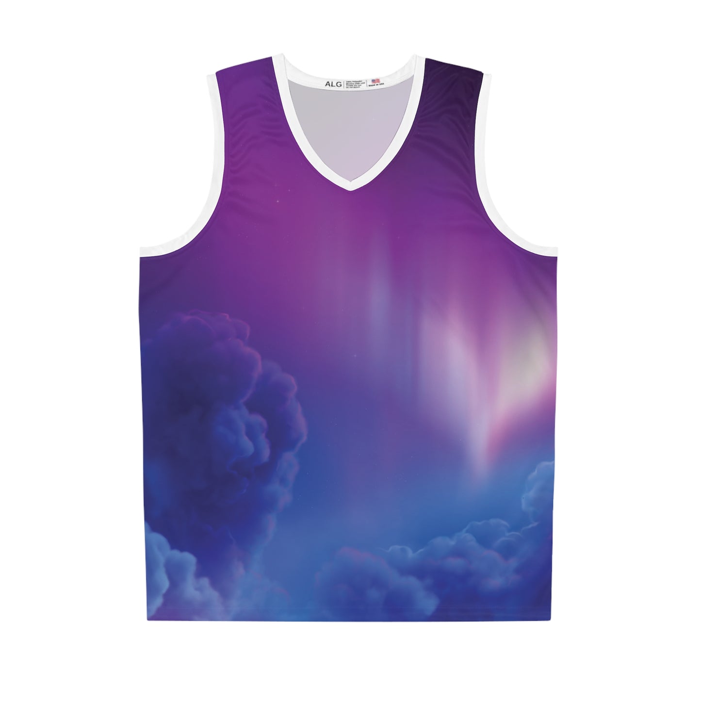 Clouds Basketball Jersey All Over Print