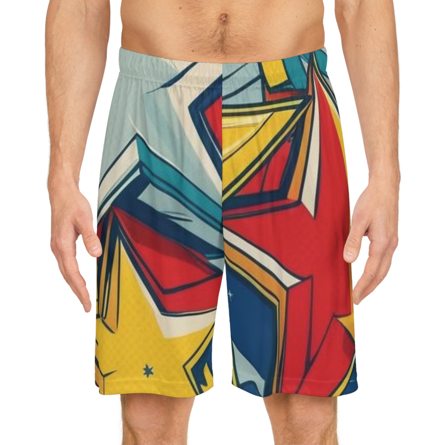 Stars Art Basketball Shorts