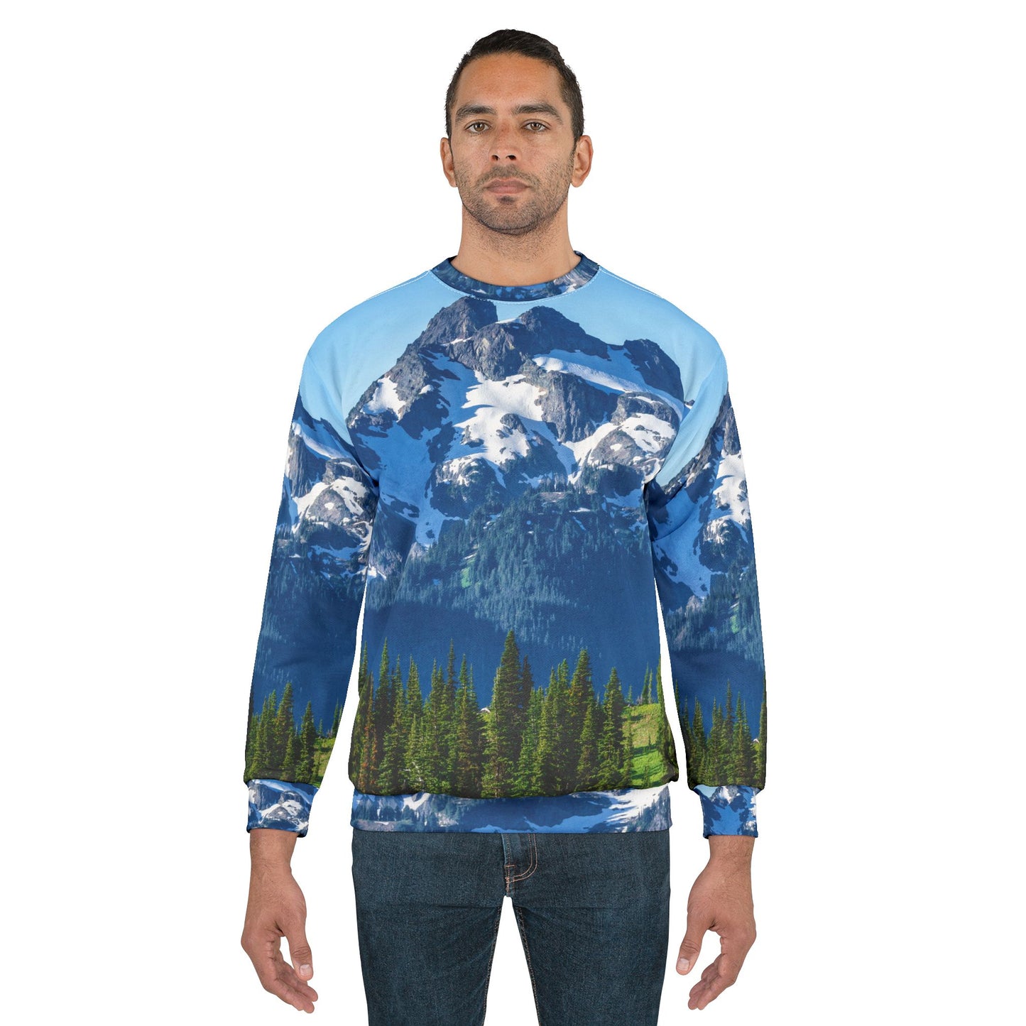 Mountains Unisex Sweatshirt (AOP)