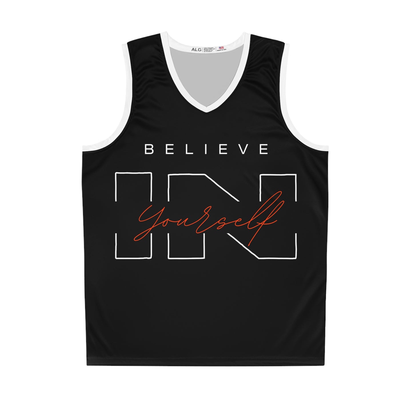 Believe In Yourself Basketball Jersey