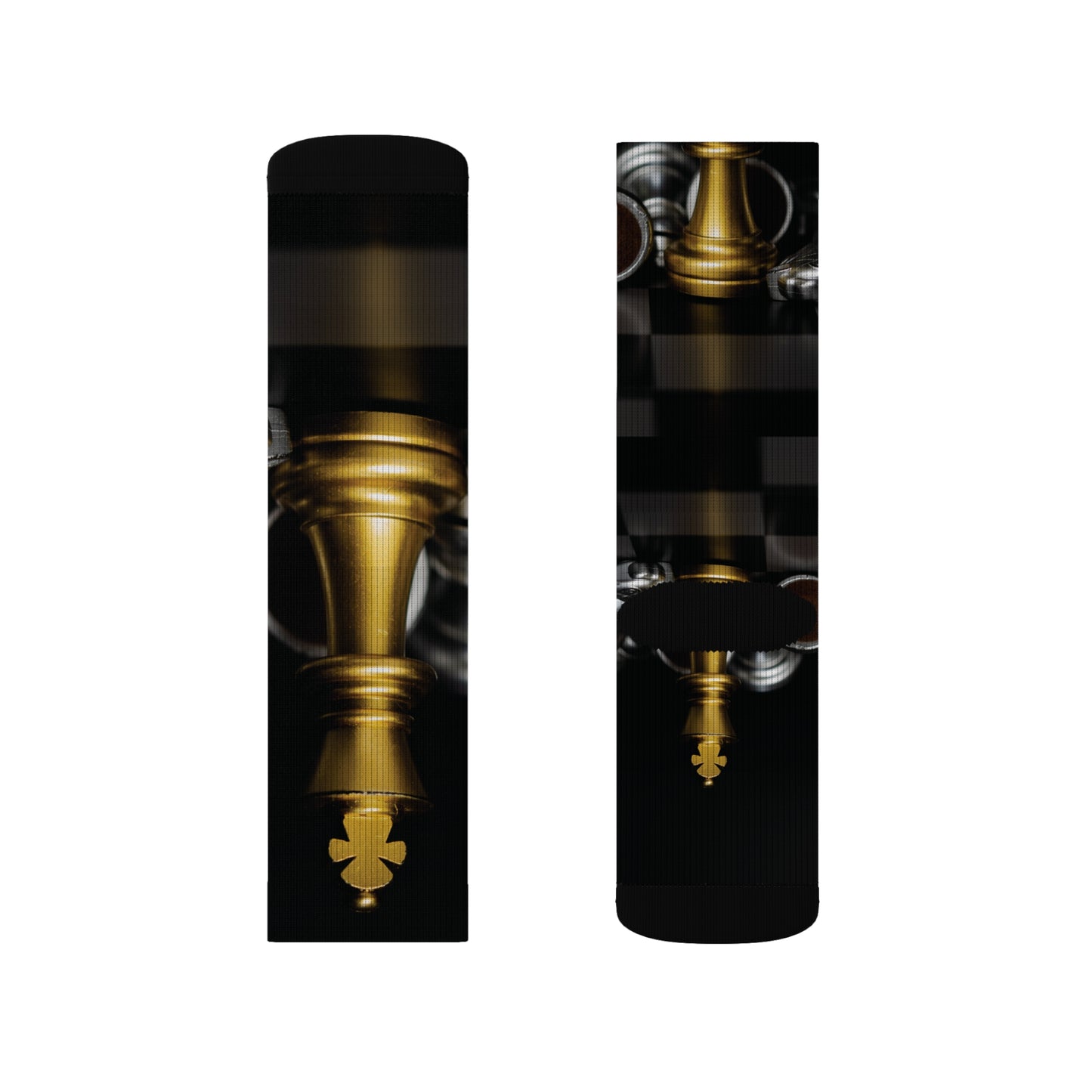 Chess Sublimation Socks - Bold Design for Game Enthusiasts