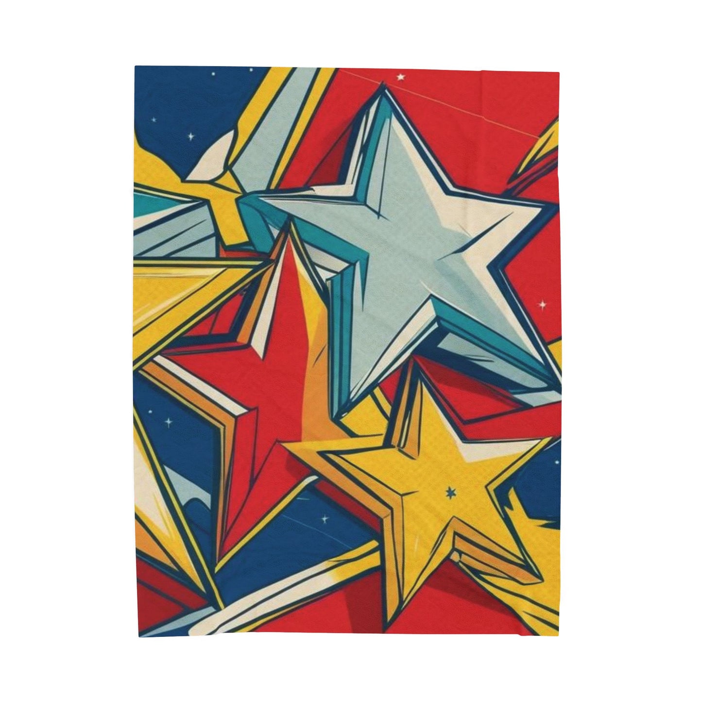 Stars Art Plush Blanket