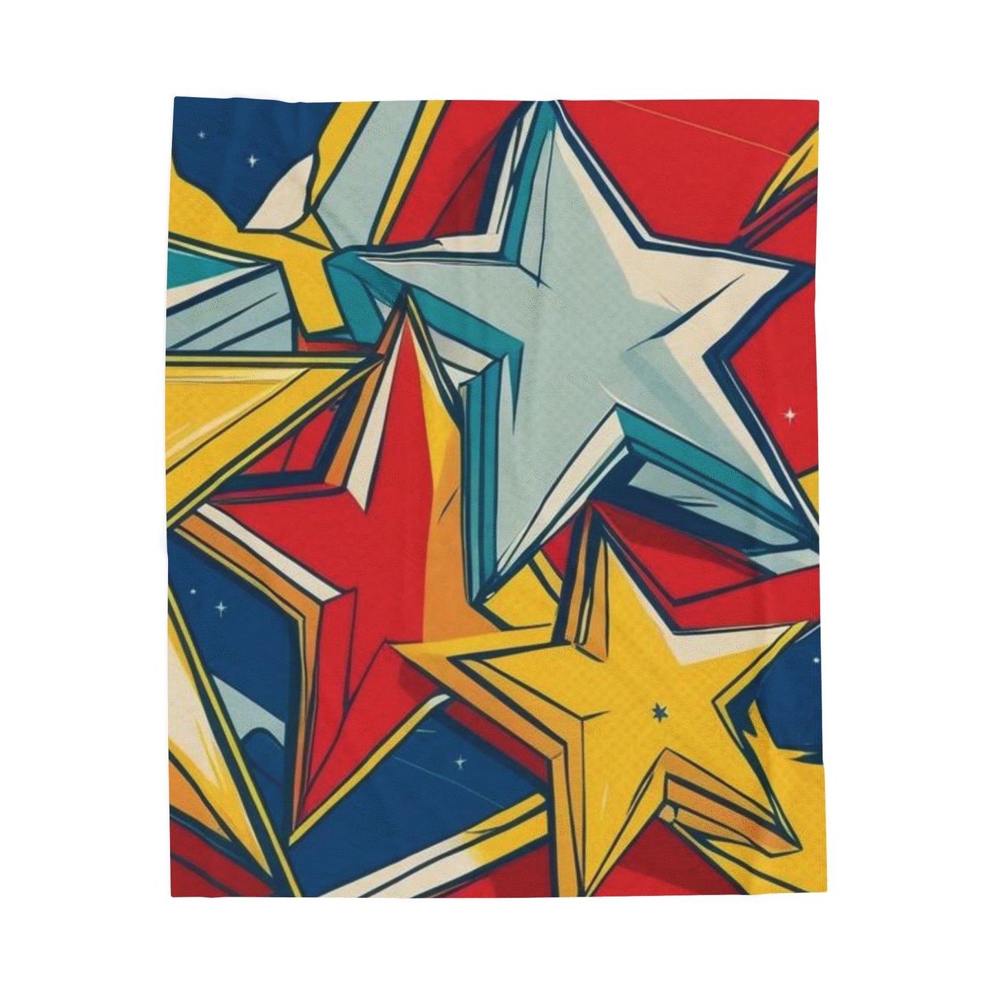 Stars Art Plush Blanket