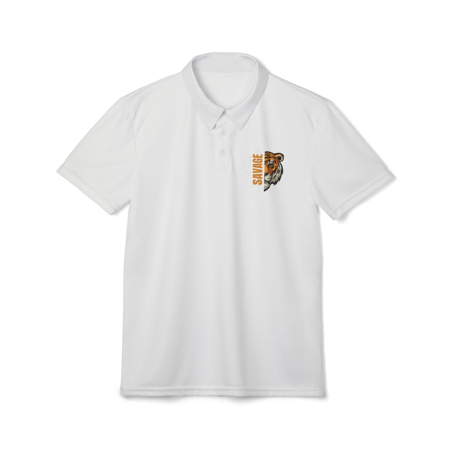 Sleek Wild Tiger Unisex Polo Shirt