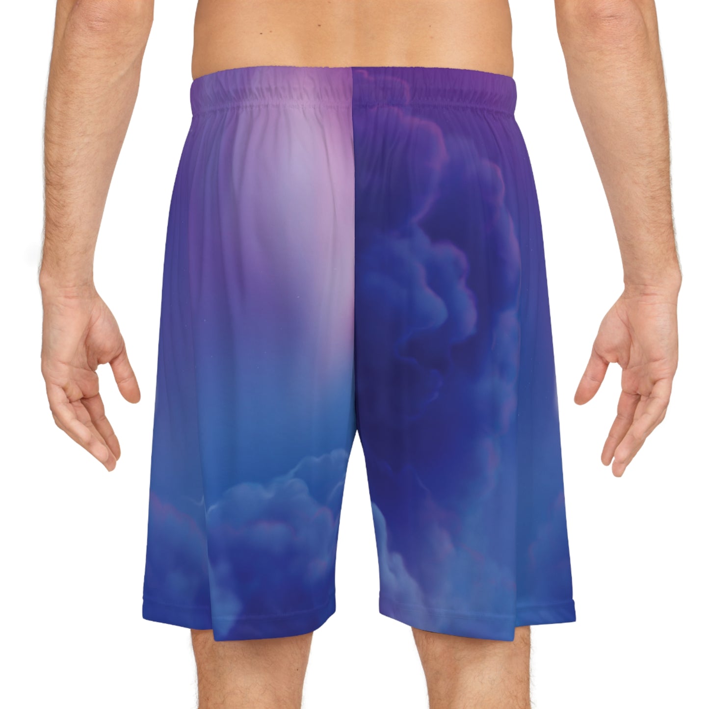 Clouds Basketball Shorts (AOP)