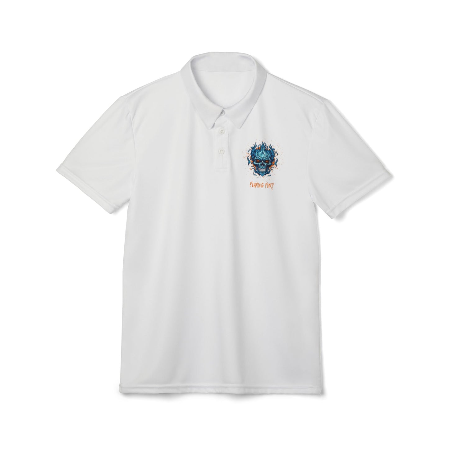 Skull Graphic Polo Shirt for Men