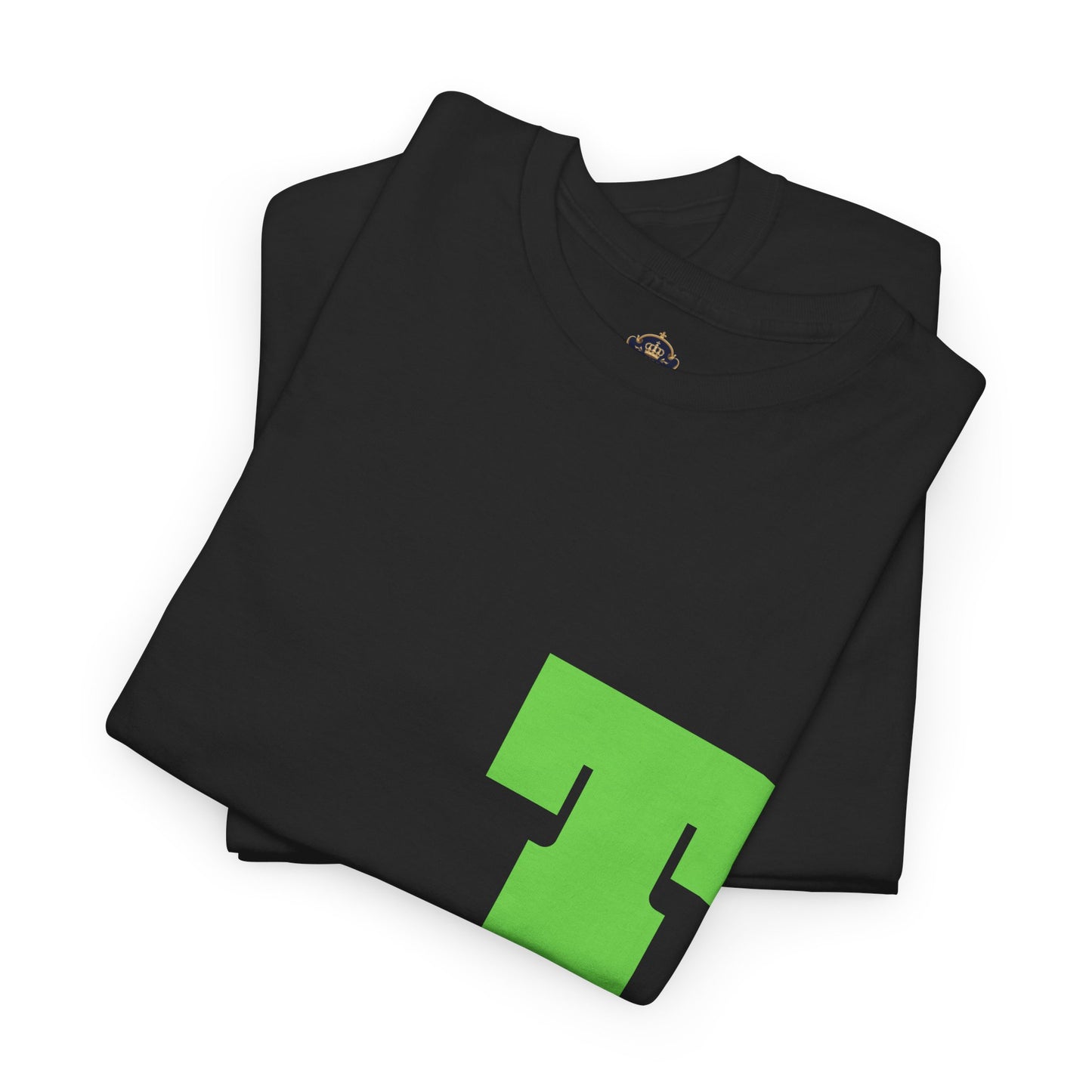 Unisex Heavy Cotton Tee with Bold Letter T | Casual Streetwear, Gift for Him/Her, Everyday Style, Birthday Apparel, Comfortable Tee